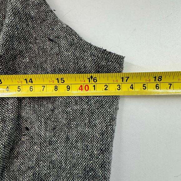 Vintage y2K Urban Behavior Gray Suit Vest Size L cotton Wool - Picture 6 of 7